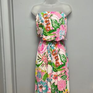Lilly Pulitzer Strapless Maxi Dress